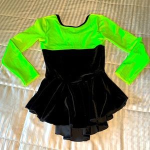 Neon Dance or Figure Skating outfit (Size Small)